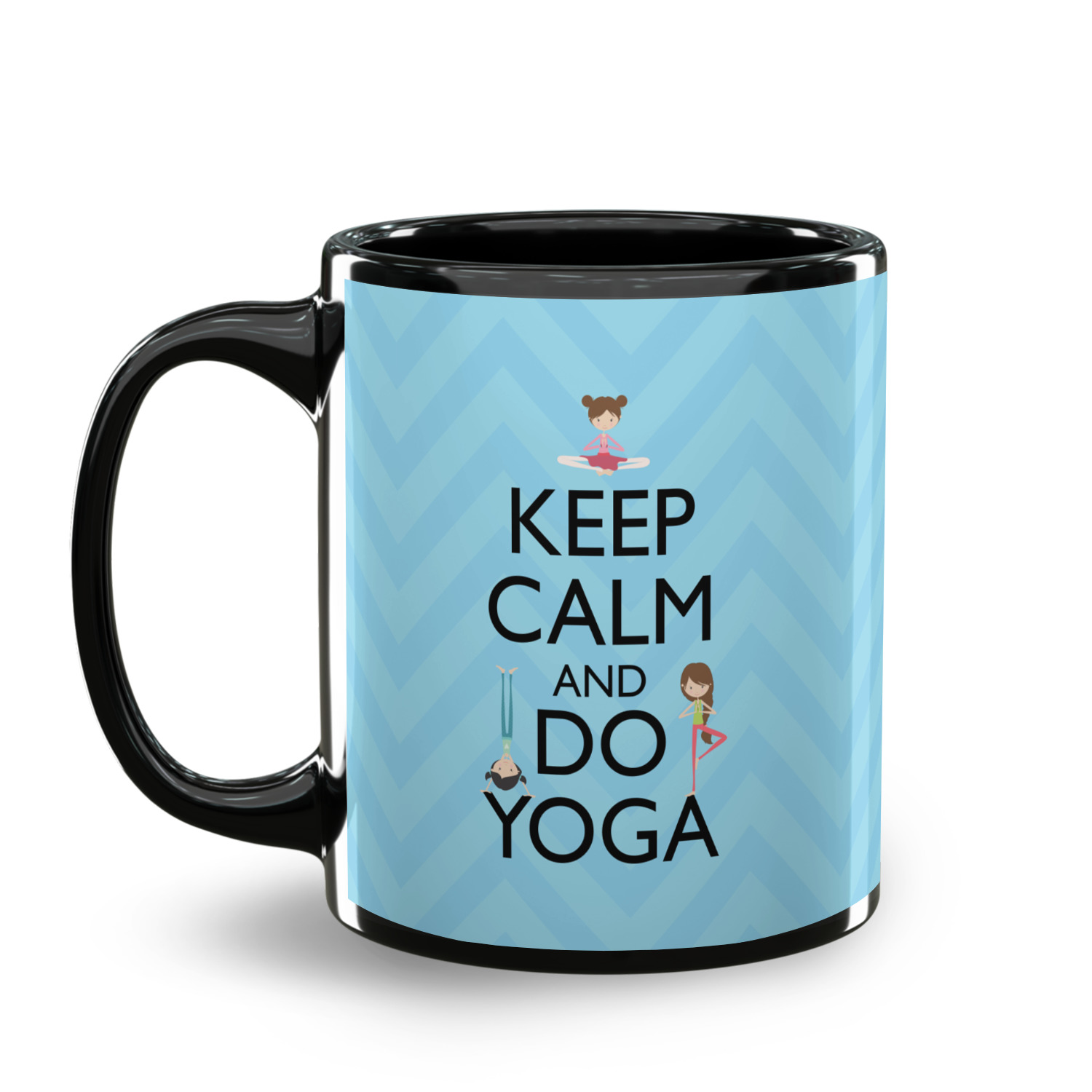 Custom Keep Calm & Do Yoga Coffee Mug