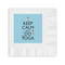 Keep Calm & Do Yoga Coined Cocktail Napkins