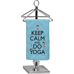 Keep Calm & Do Yoga Finger Tip Towel - Full Print