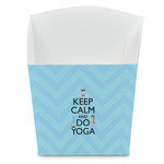 Keep Calm & Do Yoga French Fry Favor Boxes