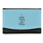 Keep Calm & Do Yoga Genuine Leather Women's Wallet - Small