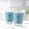 Keep Calm & Do Yoga Glass Shot Glass - Standard - LIFESTYLE