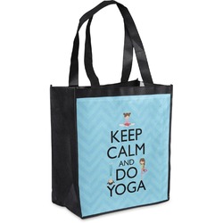 Keep Calm & Do Yoga Grocery Bag