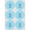 Keep Calm & Do Yoga Icing Circle - Large - Set of 6