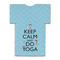 Keep Calm & Do Yoga Jersey Bottle Cooler - BACK (flat)