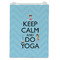 Keep Calm & Do Yoga Jewelry Gift Bag - Matte - Front