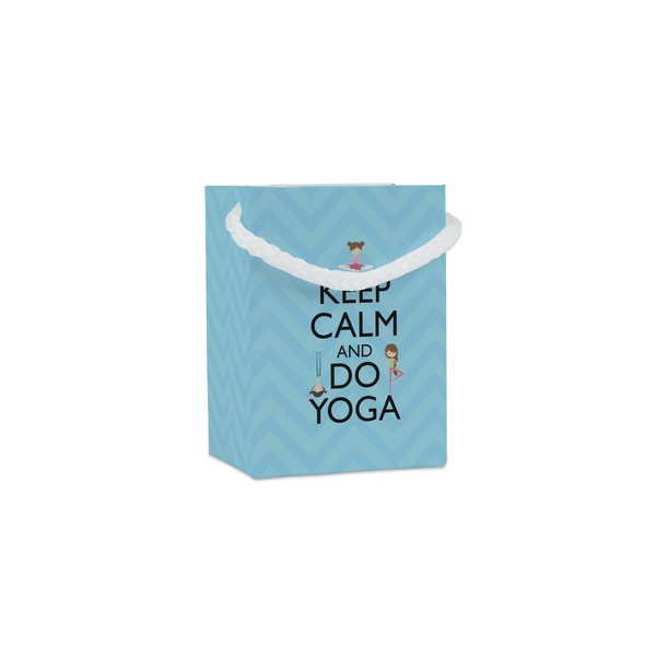 Custom Keep Calm & Do Yoga Jewelry Gift Bags - Matte