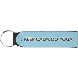 Keep Calm & Do Yoga Neoprene Keychain Fob