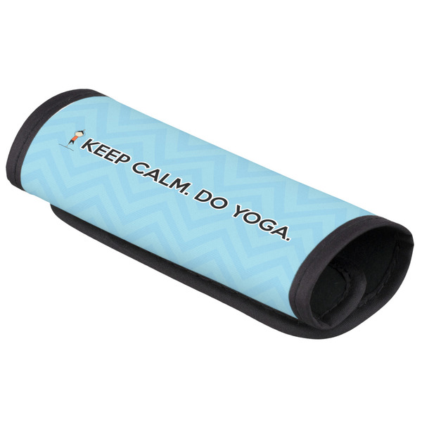 Custom Keep Calm & Do Yoga Luggage Handle Cover