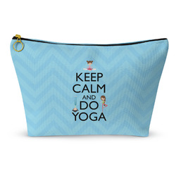 Keep Calm & Do Yoga Makeup Bag - Large - 12.5"x7"