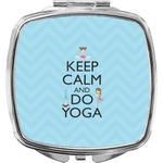 Keep Calm & Do Yoga Compact Makeup Mirror