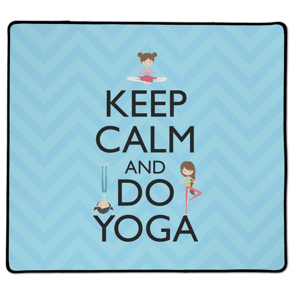 Custom Keep Calm & Do Yoga XL Gaming Mouse Pad - 18" x 16"