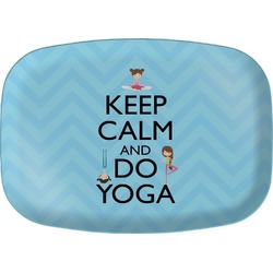 Keep Calm & Do Yoga Melamine Platter