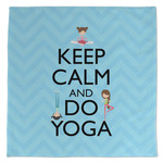 Keep Calm & Do Yoga Microfiber Dish Towel