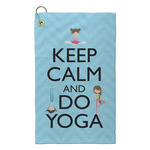 Keep Calm & Do Yoga Microfiber Golf Towel - Small