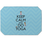 Keep Calm & Do Yoga Dining Table Mat - Octagon (Single-Sided)