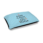 Keep Calm & Do Yoga Outdoor Dog Bed - Medium