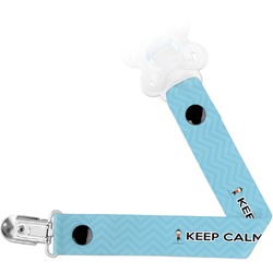 Keep Calm & Do Yoga Pacifier Clip