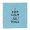 Keep Calm & Do Yoga Party Favor Gift Bag - Matte - Front