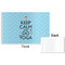 Keep Calm & Do Yoga Disposable Paper Placemat - Front & Back