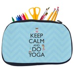 Keep Calm & Do Yoga Neoprene Pencil Case - Medium