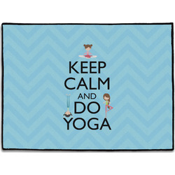 Keep Calm & Do Yoga Door Mat - 24"x18"
