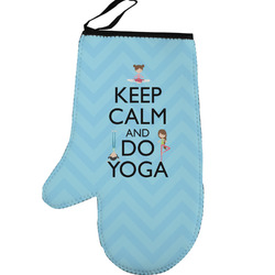 Keep Calm & Do Yoga Left Oven Mitt