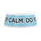 Keep Calm & Do Yoga Plastic Dog Bowls - Medium - FRONT