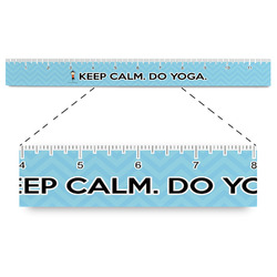 Keep Calm & Do Yoga Plastic Ruler - 12"