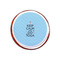 Keep Calm & Do Yoga Printed Icing Circle - XSmall - On Cookie