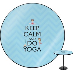 Keep Calm & Do Yoga Round Table