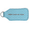 Keep Calm & Do Yoga Sanitizer Holder Keychain - Large (Back)