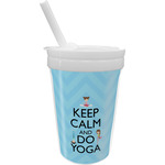 Keep Calm & Do Yoga Sippy Cup with Straw