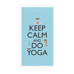 Keep Calm & Do Yoga Guest Paper Towels - Full Color - Standard