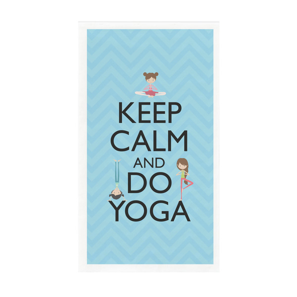 Custom Keep Calm & Do Yoga Guest Paper Towels - Full Color - Standard