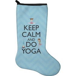 Keep Calm & Do Yoga Holiday Stocking - Neoprene