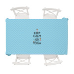 Keep Calm & Do Yoga Tablecloth - 58"x102"