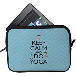 Keep Calm & Do Yoga Tablet Case / Sleeve - Small