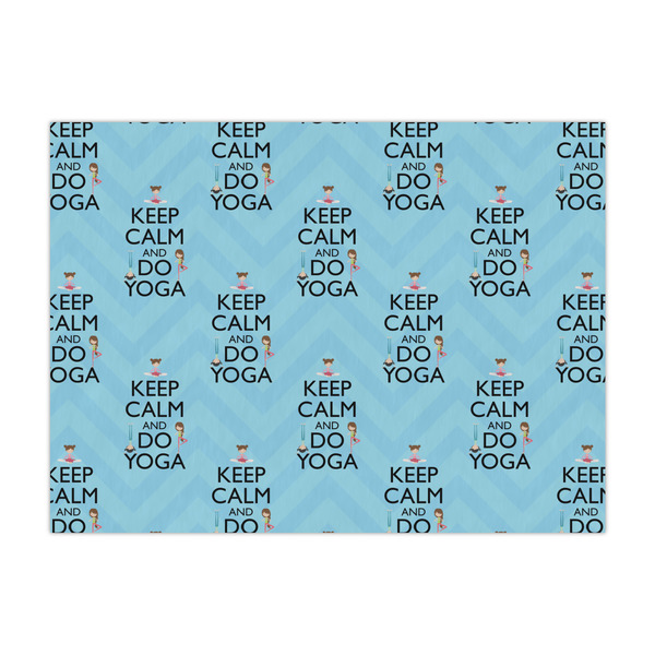 Custom Keep Calm & Do Yoga Large Tissue Papers Sheets - Heavyweight