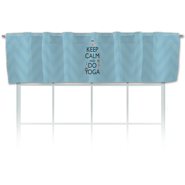 Custom Keep Calm & Do Yoga Valance