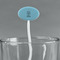 Keep Calm & Do Yoga White Plastic 7" Stir Stick - Oval - Main