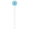 Keep Calm & Do Yoga White Plastic 7" Stir Stick - Round - Single Stick