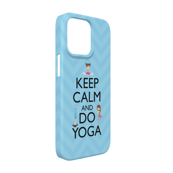 Custom Keep Calm & Do Yoga iPhone Case - Plastic - iPhone 13