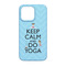 Keep Calm & Do Yoga iPhone 13 Case - Back