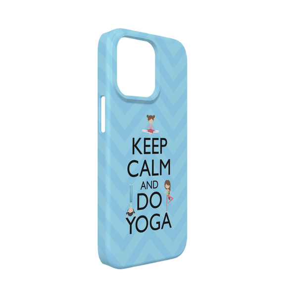 Custom Keep Calm & Do Yoga iPhone Case - Plastic - iPhone 13 Mini