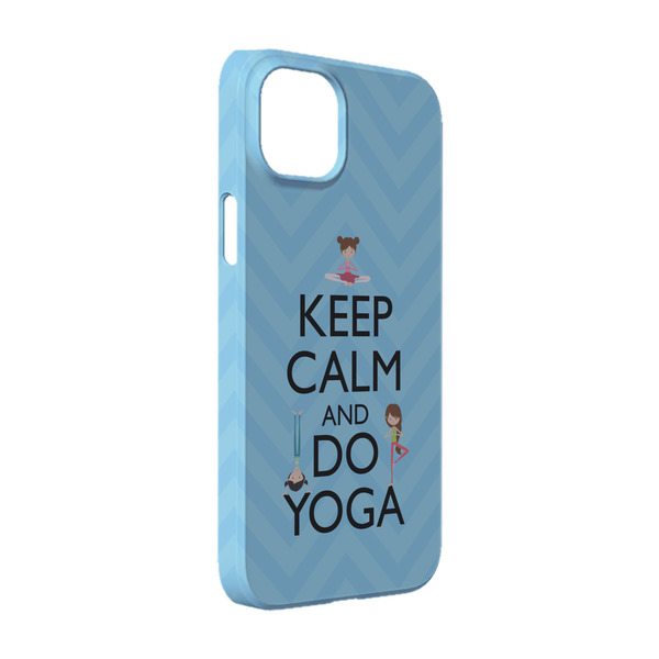 Custom Keep Calm & Do Yoga iPhone Case - Plastic - iPhone 14