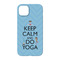 Keep Calm & Do Yoga iPhone 14 Case - Back