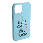 Keep Calm & Do Yoga iPhone Case - Plastic - iPhone 15 Pro Max