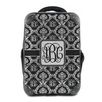 Monogrammed Damask 15" Hard Shell Backpack