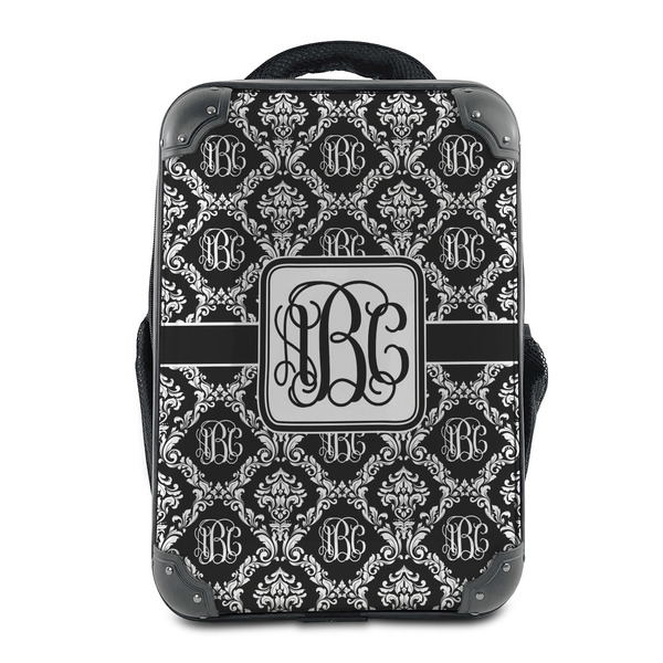 Custom Monogrammed Damask 15" Hard Shell Backpack